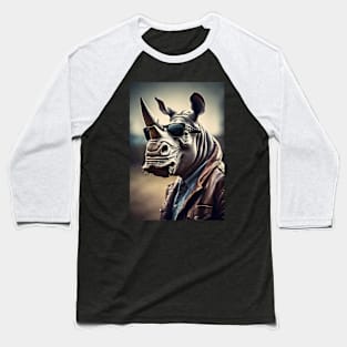 funny rhino Baseball T-Shirt
